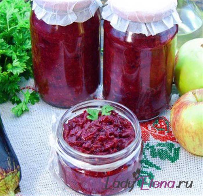 Ікра з баклажанів із буряком
