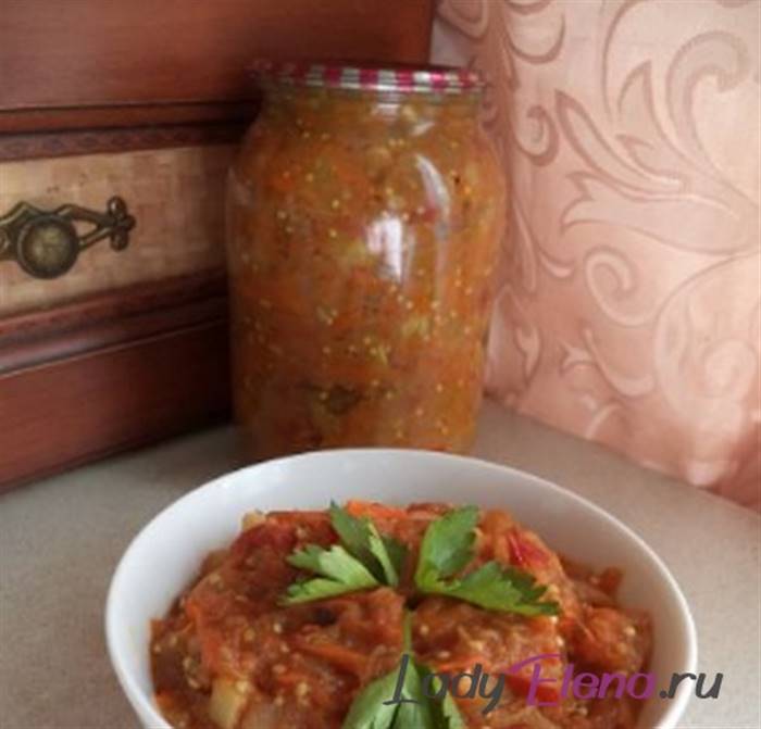 Баклажанна ікра з кабачками